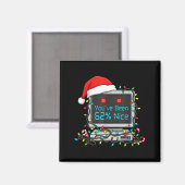 Grappige Tech Kerstmis Geek Ai Vakantie Humor Nerd Magneet (Voorkant / Achterkant)