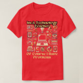 Grappige tech programmeur coderen computers liefhe t-shirt (Design voorkant)