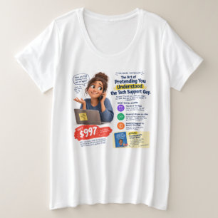 Grappige Tech Support Masterclass Humor Cadeau Grote Maat T-shirt