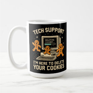 Grappige Tech Support Verwijder Cookies Koffiemok