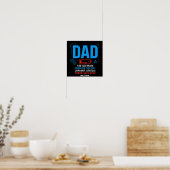 Grappige Tech Vader Probleemoplosser Energiebespar Poster (Keuken)