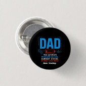 Grappige Tech Vader Probleemoplosser Energiebespar Ronde Button 3,2 Cm (Voorkant /achterkant)