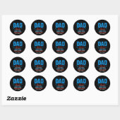 Grappige Tech Vader Probleemoplosser Energiebespar Ronde Sticker (Vel)