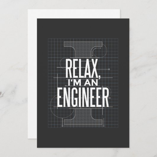 Grappige technische quote kaart (Voorkant / Achterkant)