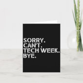 Grappige technische week offerte Sorry kan niet Te Kaart (Voorkant)
