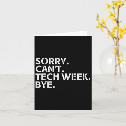 Grappige technische week offerte Sorry kan niet Te Kaart (Gele Bloem)