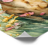 Grappige Teckel Art Print – Schattigee worst hond  (Hoek)