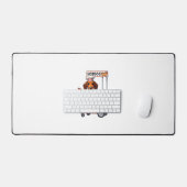 Grappige Teckel Hond Hotdog Sandwich Weenie Worst Bureaumat (Keyboard & Muis)