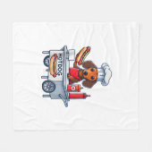Grappige Teckel Hond Weenie Worst Hotdog Sandwich Fleece Deken (Voorkant (Horizontaal))