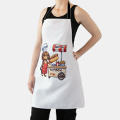 Grappige teckel hond weiner worst hotdog sandwich schort (Insitu)