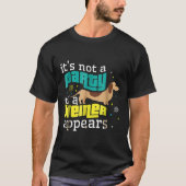 Grappige teckel liefhebber Gif Weiner Party Gag Gi T-shirt (Voorkant)