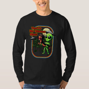 Grappige teckel Weenie Alien Je bent gekozen voor T-shirt
