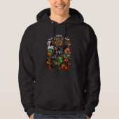 Grappige Teckel Weenie Doxie Halloween Kostuum Man Hoodie (Voorkant)