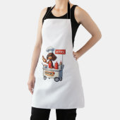 Grappige teckel worst hond Weenie hotdog sandwich Schort (Insitu)