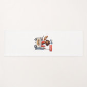 Grappige teckel worst hond Weenie hotdog sandwich Yogamat (Voorkant (horizontaal))