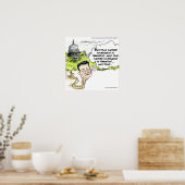 Grappige Ted Cruz Slangenposter Poster (Keuken)