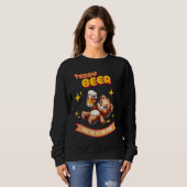 Grappige Teddy Beer Drinker Pub Drink Alc Teddy Be Trui (Voorkant volledig)