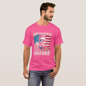 Grappige Teddy Roosevelt 4 juli Graphics voor de V T-shirt (Voorkant volledig)
