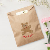 Grappige Teddybeer Bedankt Bedankzakje (Gezegeld)