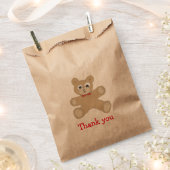 Grappige Teddybeer Bedankt Bedankzakje (Geknipt)