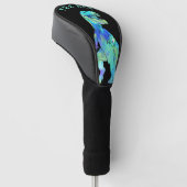 Grappige Tee Rex Dinosaurusgrap Golfheadcover (Schuin)