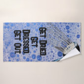 Grappige Teenage Boy Badkamer Decor Quote Badhanddoek (Badhanddoek)