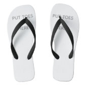 Grappige teenslippers (Voetbed)