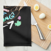Grappige Tekenende Schetstekenaar Theedoek (Quarter Fold)