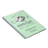 Grappige tekening van Scrubs & Clogs gepersonalise Notitieboek (Rechterzijde)