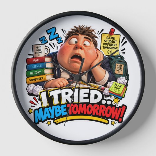 Grappige Tekens Terug naar School Ballon (Voorkant)