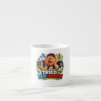 Grappige Tekens Terug naar School Ballon Espresso Kop