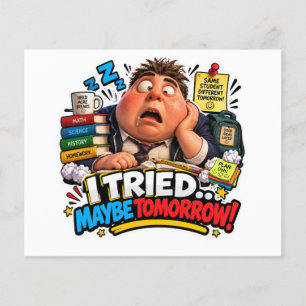 Grappige Tekens Terug naar School Ballon Flyer
