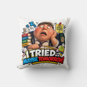 Grappige Tekens Terug naar School Ballon Kussen