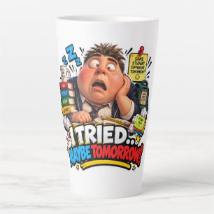 Grappige Tekens Terug naar School Ballon Latte Mok