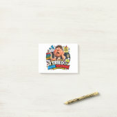 Grappige Tekens Terug naar School Ballon Post-it® Notes (Op bureau)
