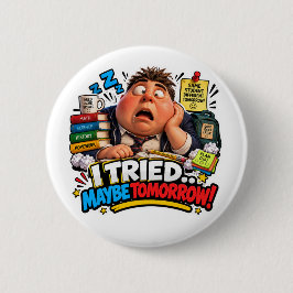 Grappige Tekens Terug naar School Ballon Ronde Button 5,7 Cm