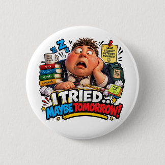 Grappige Tekens Terug naar School Ballon Ronde Button 5,7 Cm