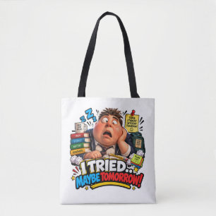 Grappige Tekens Terug naar School Ballon Tote Bag