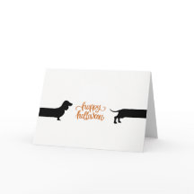 Grappige tekkel Halloween