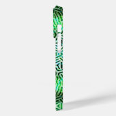 Grappige tekst Koel groen & blauw Case-Mate iPhone Case (Achterkant / Links)