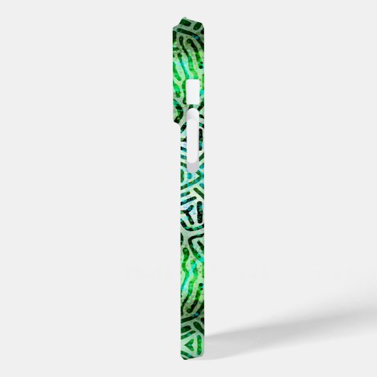 Grappige tekst Koel groen & blauw Case-Mate iPhone Case (Achterkant / Links)