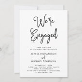 Grappige tekst met foto | Verlovingsfeest Kaart (Voorkant)