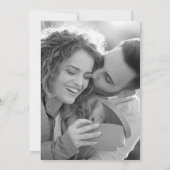 Grappige tekst met foto | Verlovingsfeest Kaart (Achterkant)