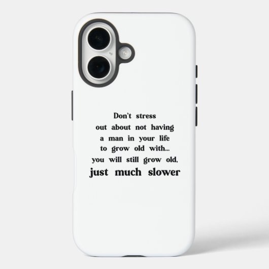 Grappige tekst over vrouwen en mannen. Case-Mate iPhone case (Achterkant)