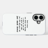 Grappige tekst over vrouwen en mannen. Case-Mate iPhone case (Achterkant (horizontaal))