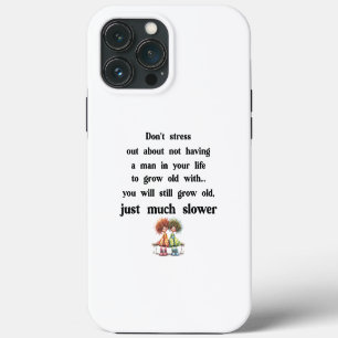 Grappige tekst over vrouwen en mannen iPhone 13 pro max hoesje