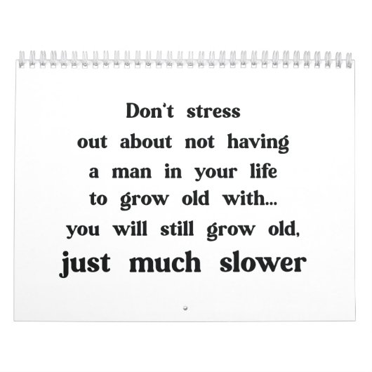 Grappige tekst over vrouwen en mannen. kalender (Hoes)