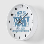 Grappige tekst telefoon toilet papier woord kunst  (Hoek)
