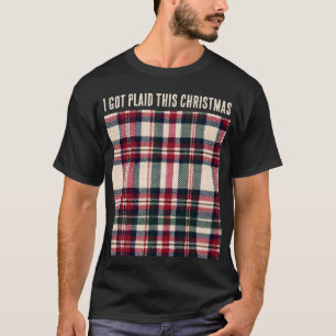 Grappige Tekst Traditionele Plaid Nostalgische Tar T-shirt