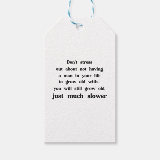 Grappige teksten over vrouwen en mannen. cadeaulabel (Voorkant)